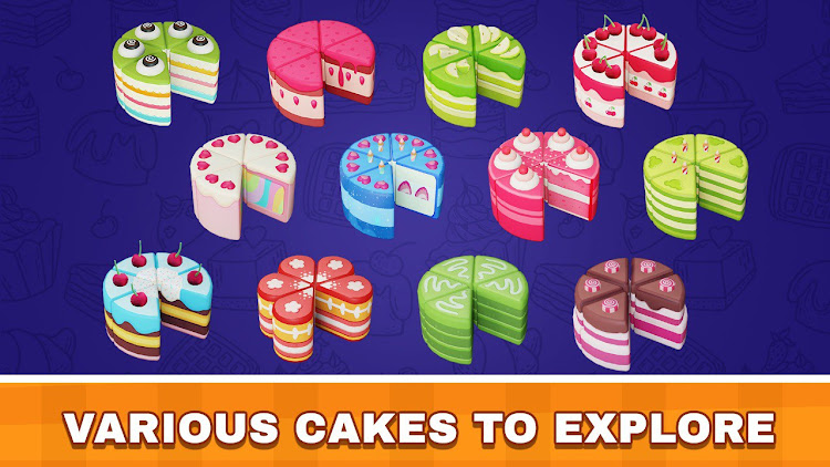 #2. Cake Sort 3D (Android) By: Metagame.Ltd