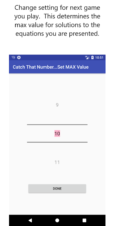 #2. Catch That Number (Android) By: pi-Concepts