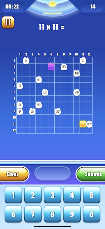 #8. Mathletix Multiplication (Android) By: player1games