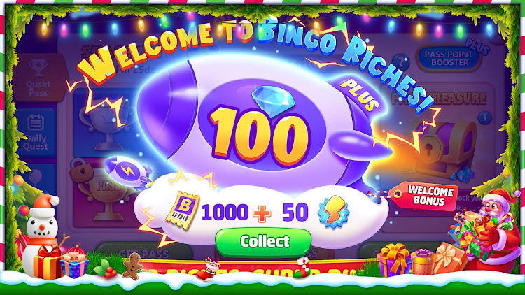 #10. Bingo Riches - BINGO game (Android) By: Triple Sevens: Casino Games