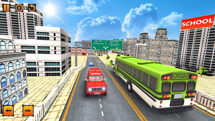 #5. School Bus Parking: 3d Game (Android) By: Gameboost Studio Inc.