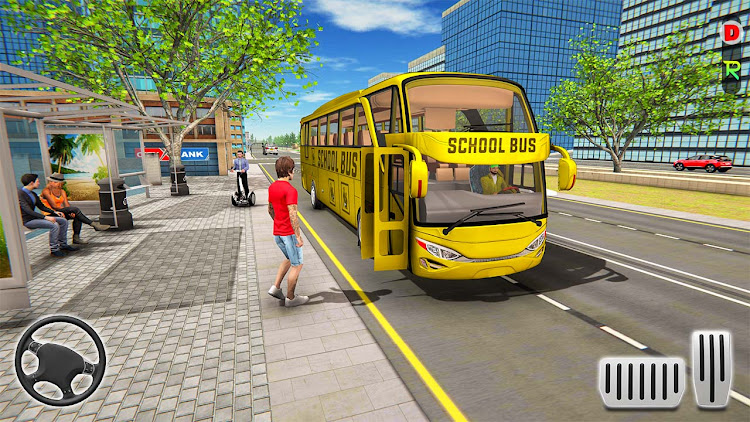 #7. School Bus Parking: 3d Game (Android) By: Gameboost Studio Inc.