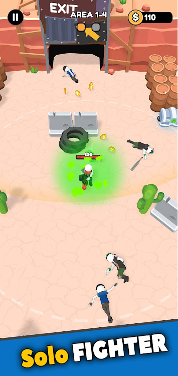 #10. Solo Fighter - Action Shooters (Android) By: Counter 3D Games