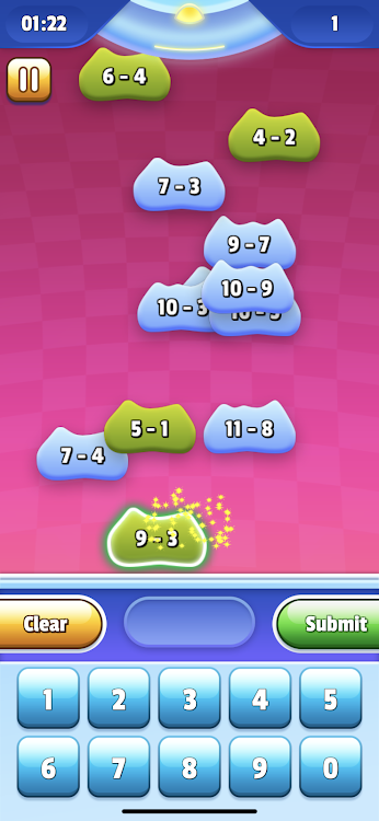 #3. Mathletix Subtraction (Android) By: player1games