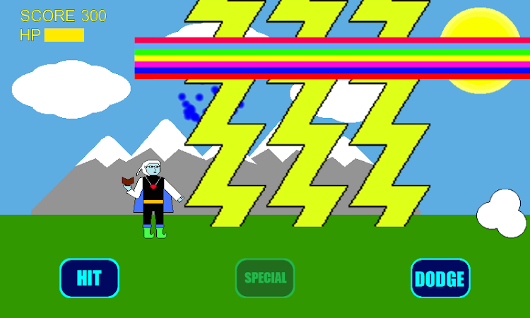 #3. Rainbow Meteor (Android) By: Hardai Games