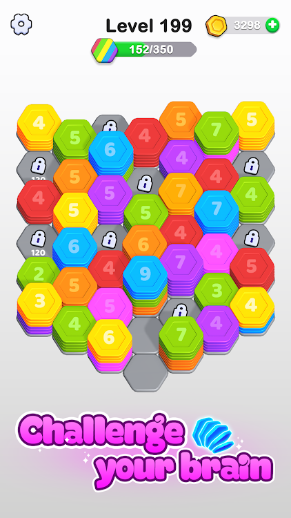 #4. Hexa Puzzle: Sorting Games (Android) By: Zego Studio