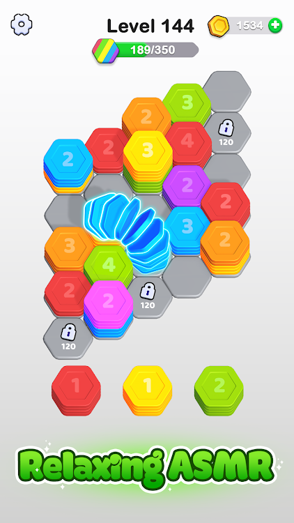 #5. Hexa Puzzle: Sorting Games (Android) By: Zego Studio