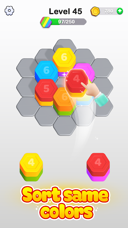 #6. Hexa Puzzle: Sorting Games (Android) By: Zego Studio