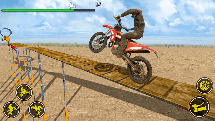 #4. Bike Stunt: Bike Race Games (Android) By: skylinkgames