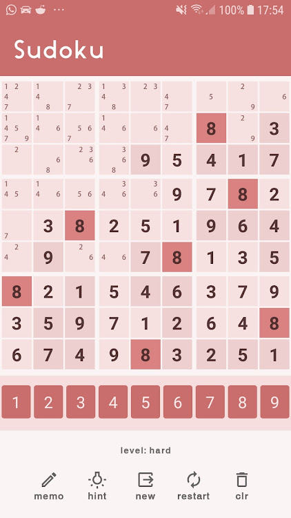 #5. Sudoku - fun brain training (Android) By: Blickzentrale