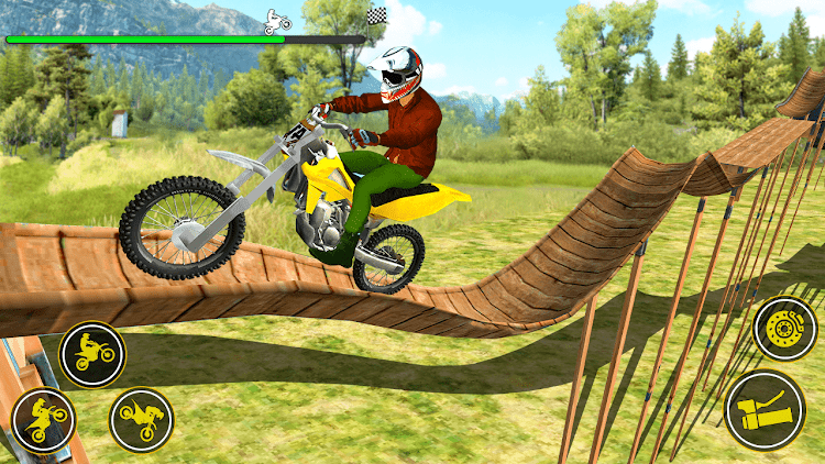 #5. Bike Stunt: Bike Race Games (Android) By: skylinkgames