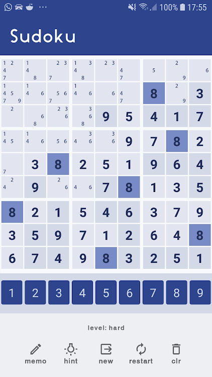 #6. Sudoku - fun brain training (Android) By: Blickzentrale