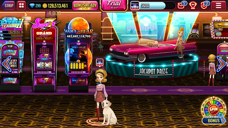 #6. Vegas Live Slots: Casino Games (Android) By: PLAYDOG