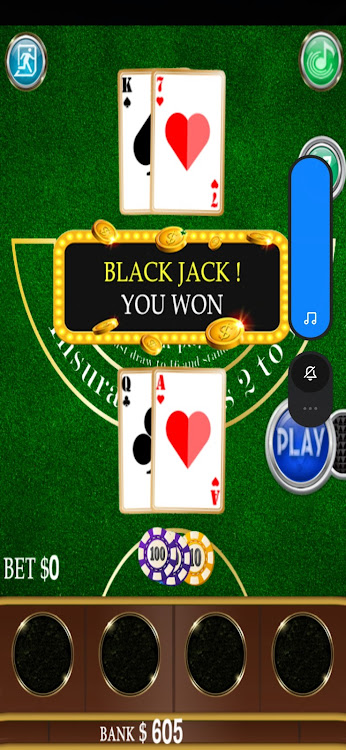 #6. Blackjack (Android) By: Miranky