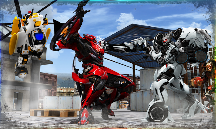 #2. Robot Helicopter Strike (Android) By: Black Cell Studio