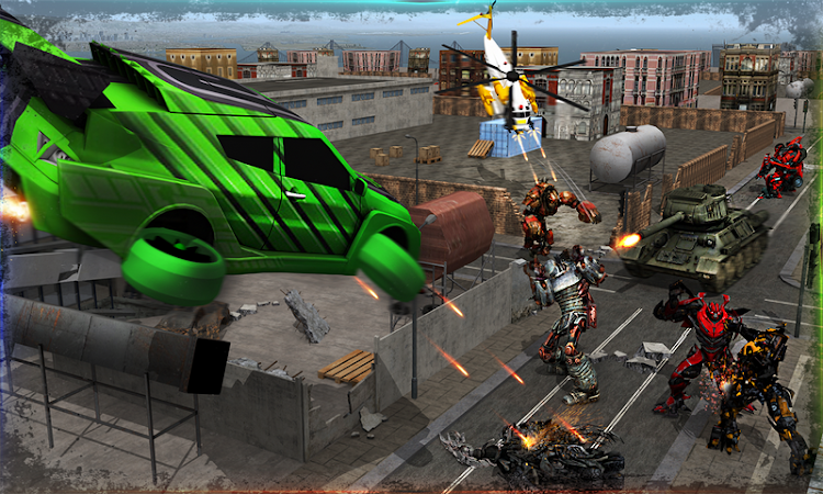 #4. Robot Helicopter Strike (Android) By: Black Cell Studio