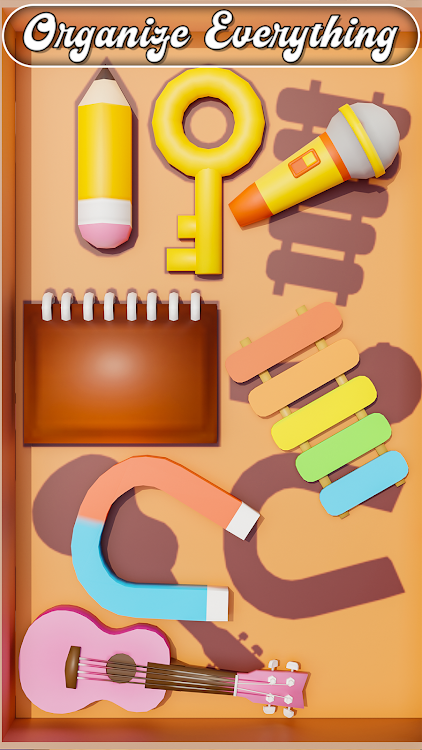 #4. Tidy Sort 3d Organize Game (Android) By: Pixel Art Book Color By Number - Pop It 3D Games