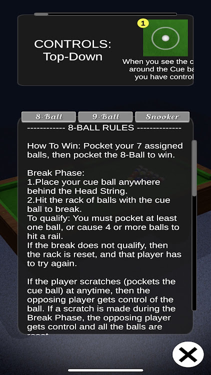 #6. Pool Table Challenge (Android) By: Magnin & Associates