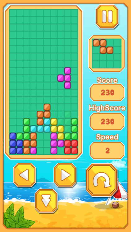 #5. Classic Block Falling (Android) By: NANIMOBI