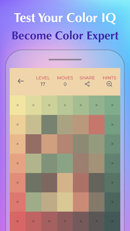 #2. Color Puzzle:Offline Hue Games (Android) By: CO2 Games - Offline & Relaxing Puzzle Game for All