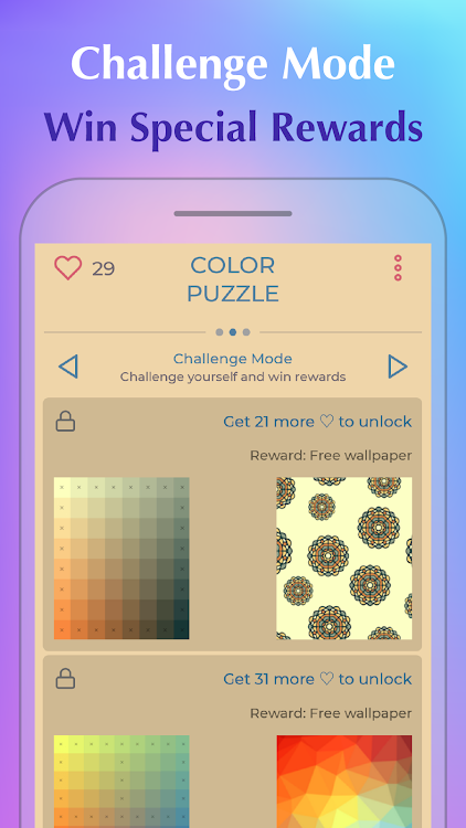 #5. Color Puzzle:Offline Hue Games (Android) By: CO2 Games - Offline & Relaxing Puzzle Game for All