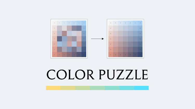 #6. Color Puzzle:Offline Hue Games (Android) By: CO2 Games - Offline & Relaxing Puzzle Game for All