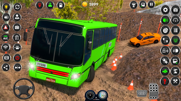 #2. Coach Bus Simulator Games 3D (Android) By: Magic app