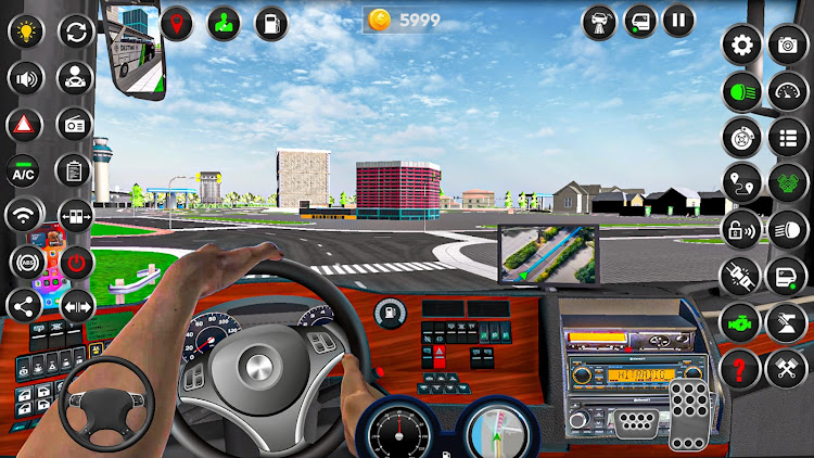 #4. Coach Bus Simulator Games 3D (Android) By: Magic app