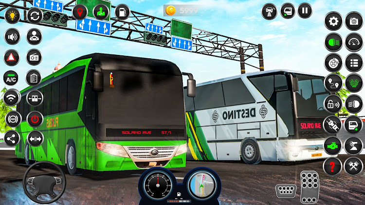 #5. Coach Bus Simulator Games 3D (Android) By: Magic app