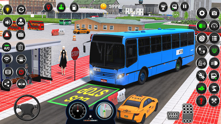 #6. Coach Bus Simulator Games 3D (Android) By: Magic app