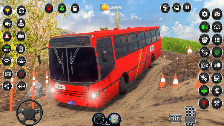 #9. Coach Bus Simulator Games 3D (Android) By: Magic app