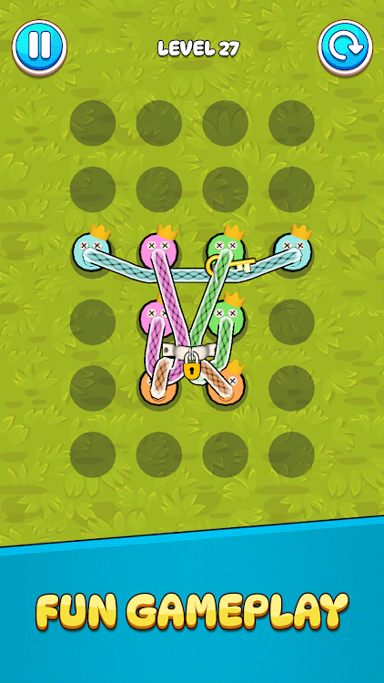 #2. Tangle Puzzle: Untie the Knots (Android) By: Zin Games