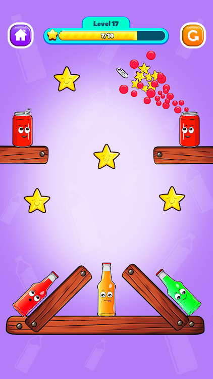 #8. Bottle Flip : Jump & 3D Tap (Android) By: Eagledevsoft