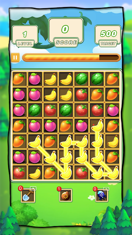 #3. Fruit Frolic (Android) By: Nineteen Devs