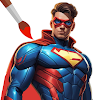 Superhero Coloring Book Game icon