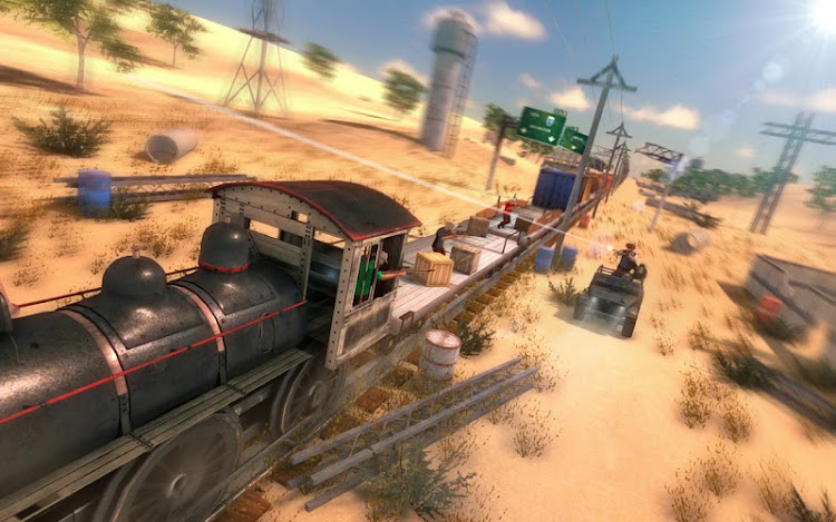 #2. Sniper 3d Train Shooter (Android) By: NanoHead Games