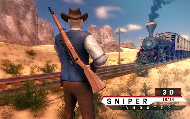 #3. Sniper 3d Train Shooter (Android) By: NanoHead Games