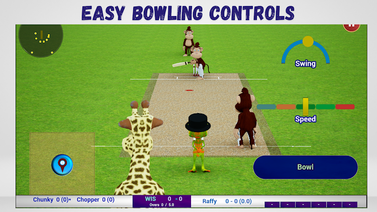 #6. Animal Cricket (Android) By: Fun Field Games