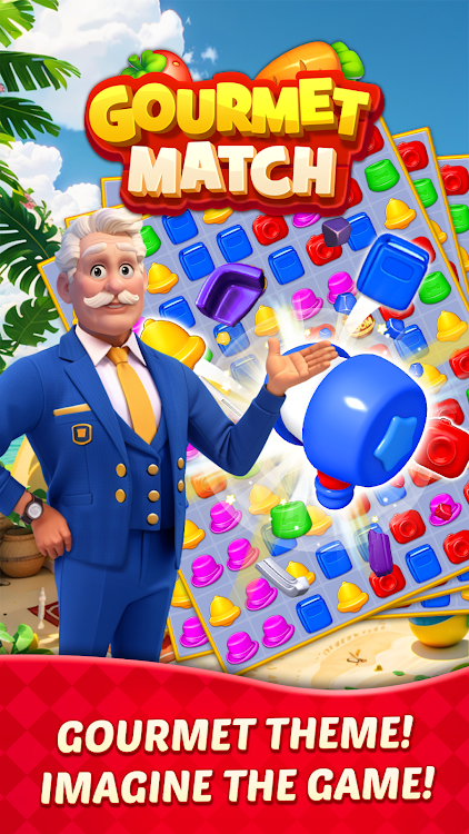 #6. Gourmet Match (Android) By: Manta Beat Studio