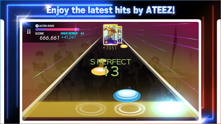 #3. SUPERSTAR ATEEZ (Android) By: Dalcomsoft, Inc.