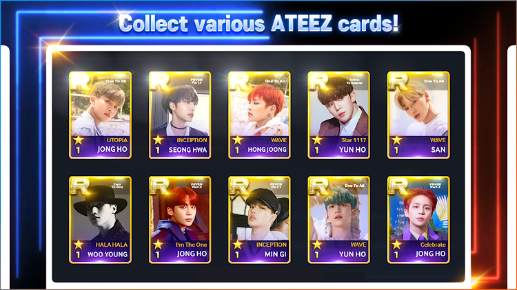 #5. SUPERSTAR ATEEZ (Android) By: Dalcomsoft, Inc.