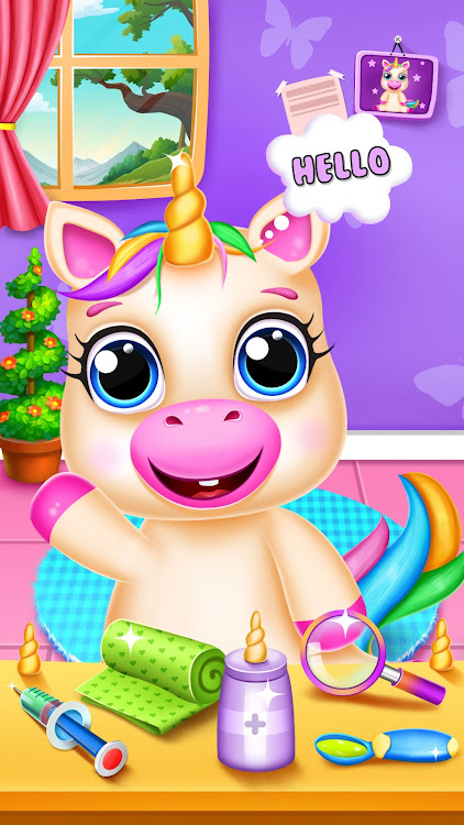 #2. Magical Unicorn Girl Games (Android) By: AuraEffects