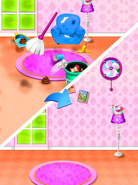 #10. Magical Unicorn Girl Games (Android) By: AuraEffects