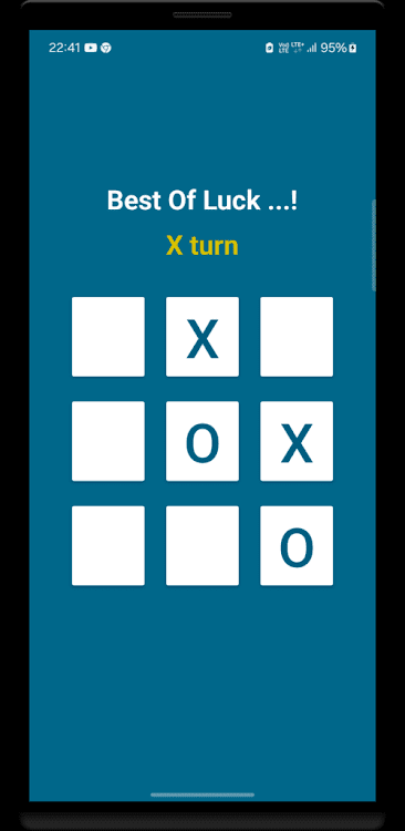 #3. Tic Tac Toe (Online) (Android) By: Sayan Mondal