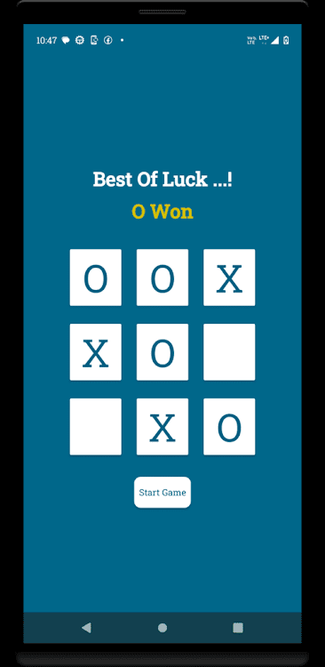 #6. Tic Tac Toe (Online) (Android) By: Sayan Mondal