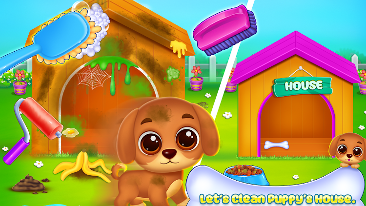 #2. Home cleaning game for girls (Android) By: Ginchu Games