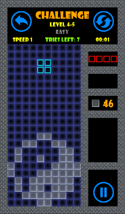 #2. Blocktris Challenge Light (Android) By: JDevGames