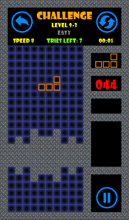 #4. Blocktris Challenge Light (Android) By: JDevGames