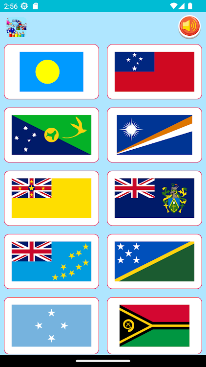 #10. Coloring Oceania Flags (Android) By: Nurlaela