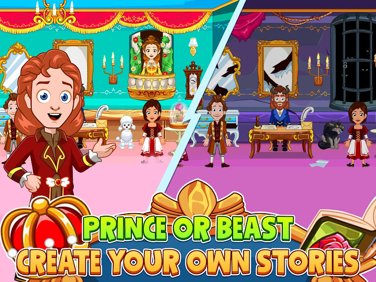 #7. Wonderland : Beauty & Beast (Android) By: My Town Games Ltd